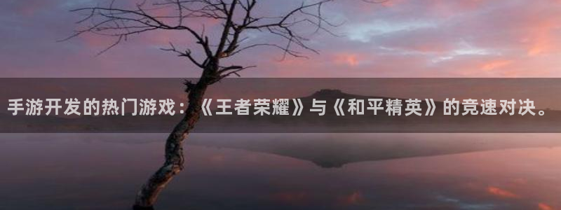 V8娱乐登录：手游开发的热门游戏：《王者荣耀》与《和平精英》